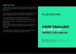 Preview for 4 page of FLEXSTAR 480W DIMMABLE Instruction Manual