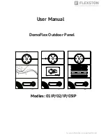 Flexston DomoFlex 01IP User Manual предпросмотр