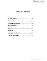 Preview for 2 page of Flexston DomoFlex 01IP User Manual