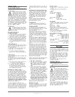 Preview for 2 page of Flextherm FLK30 Instructions Manual