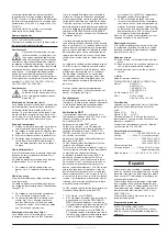 Preview for 2 page of Flextherm FLP35 Instructions Manual