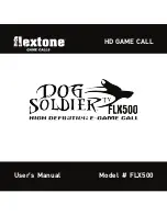 Preview for 1 page of Flextone Dog Soldier FLX500 User Manual