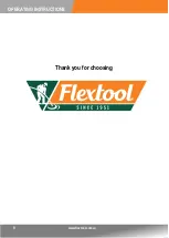 Preview for 8 page of Flextool FBX-3000 Operating Instructions Manual