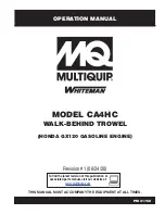 Preview for 2 page of Flextool MQ WHITEMAN CA4HC Operating Instructions Manual