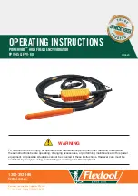 Flextool POWERVIBE FPV-45 Operating Instructions preview