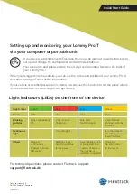 Preview for 3 page of Flextrack Lommy Pro T Quick Start Manual