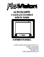 flexvision LCM1511WTV Owner'S Manual preview