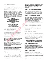 Preview for 2 page of Flexxaire TAC2000-P Series Installation And Service Manual