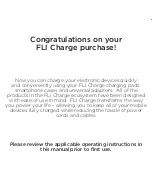 Предварительный просмотр 2 страницы FLI Charge FLIcase Instruction Manual