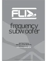 FLI Frequency 10 Instruction & Installation Manual preview