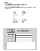 Предварительный просмотр 10 страницы FLI Frequency 10 Instruction & Installation Manual