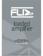 Preview for 1 page of FLI LOADED 900s Instruction & Installation Manual