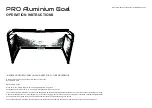 Предварительный просмотр 1 страницы Flick PRO Aluminium Goal Operation Instructions