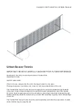 Предварительный просмотр 2 страницы Flick Urban Soccer Tennis Assembly Instructions