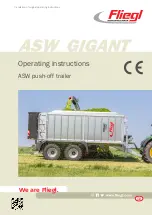 Preview for 1 page of Fliegl ASW 110 Operating Instructions Manual