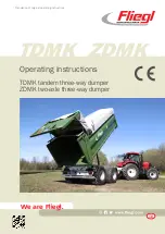 Fliegl TDMK 160 PROFI Operating Instructions Manual preview