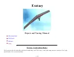 FLIGHT DESIGN EXXTACY Repair And Tuning Manual preview