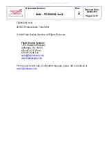 Preview for 2 page of Flight Display Systems FD900X3B Installation And Operation Manual