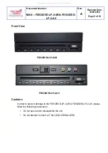 Preview for 5 page of Flight Display Systems FD932DVD-LP-2-4B Installation And Operation Manual