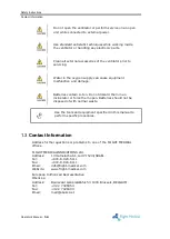 Preview for 12 page of Flight Medical Innovations FLIGHT 50 Operator'S Manual