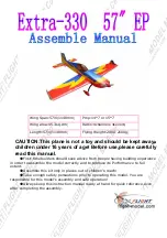 Flight Model Extra-330 57" EP Assemble Manual preview