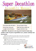 Preview for 1 page of Flight Model F043 Super Decathlon Assembly Manual