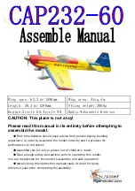 Flight Model F090 CAP232-60 Assemble Manual preview