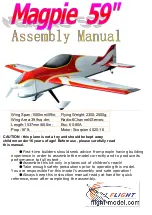 Flight Model F3A Magpie 59" Assembly Manual preview