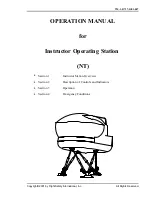 Preview for 4 page of FlightSafety TM-3-B Instructor Operations Manual