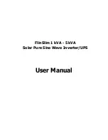 Flin Energy FlinSlim 1 kVA User Manual предпросмотр