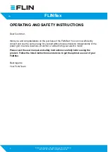 Preview for 2 page of FLIN FLINflex 50W Operating And Safety Instructions Manual