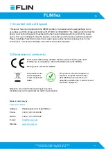 Preview for 13 page of FLIN FLINflex 50W Operating And Safety Instructions Manual