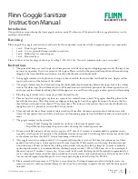 Preview for 2 page of Flinn Scientific SE1000 Instruction Manual