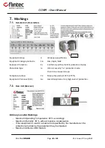 Предварительный просмотр 20 страницы Flintec CCWR User Manual