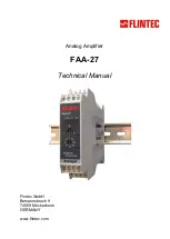 Flintec FAA-27 Technical Manual preview