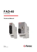 Preview for 1 page of Flintec FAD-40 Series Technical Manual