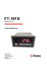 Preview for 1 page of Flintec FT-10 FILL Technical Manual