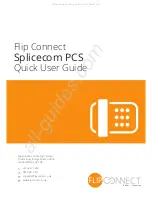 Preview for 1 page of Flip Connect Splicecom PCS Quick User Manual