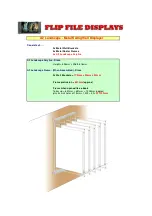 Flip File Displays A2 Landscape Installation Instructions preview