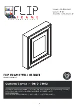 Предварительный просмотр 1 страницы FLIP FRAME JPD101 Operator'S Manual