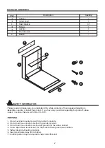 Предварительный просмотр 2 страницы FLIP FRAME JPD101 Operator'S Manual