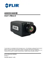 FLIR A6600 User Manual preview