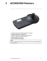 Предварительный просмотр 12 страницы FLIR ACCKBD320 Instruction Manual