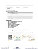 Предварительный просмотр 13 страницы FLIR Ariel CM-3102 User And Installation Manual