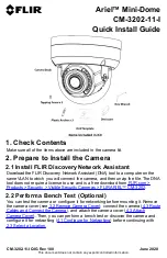 Preview for 1 page of FLIR Ariel CM-3202-11-I Quick Install Manual