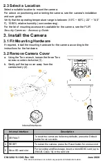 Preview for 2 page of FLIR Ariel CM-3202-11-I Quick Install Manual