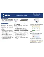 FLIR Ariel Gen II CC-3103 Quick Install Manual preview