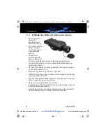 Preview for 8 page of FLIR BHF-XR Pro Operator'S Manual