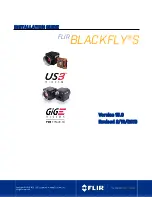 Предварительный просмотр 1 страницы FLIR Blackfly S Installation Manual