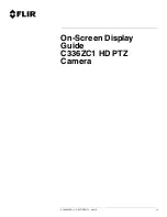 Preview for 3 page of FLIR C336ZC1 On-Screen Display Manual